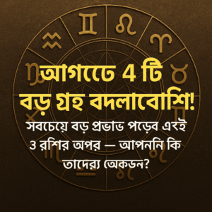 অগস্টে ৪টি বড় গ্রহ বদলাবে রাশি! সবচেয়ে বড় প্রভাব পড়বে এই ৩ রাশির ওপর — আপনি কি তাঁদের একজন?